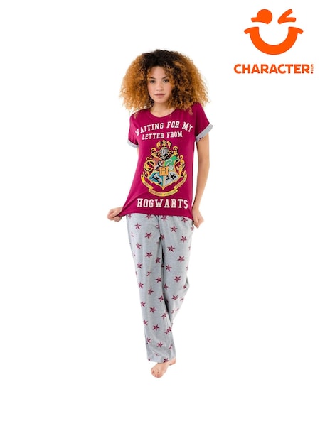 Character Red/Grey Harry Potter Ladies 100% Cotton Pyjamas (921784) | €33