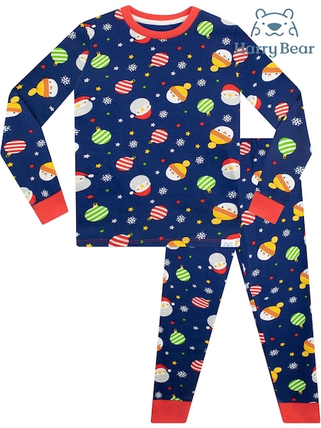 Harry Bear Snug Fit 100% Cotton Christmas Pyjamas (921825) | €12