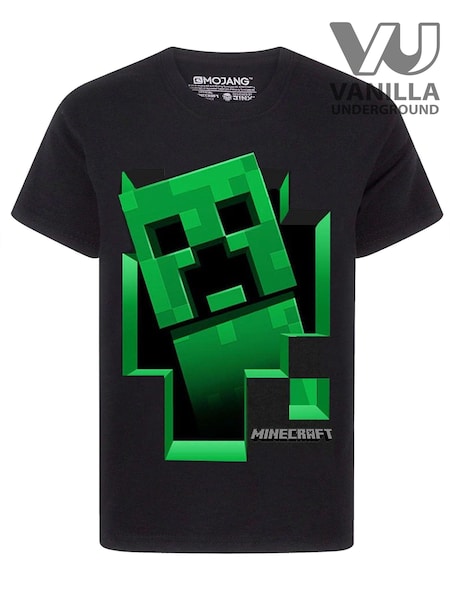 Vanilla Underground Black 100% Cotton Minecraft Gaming T-Shirt (922147) | €20