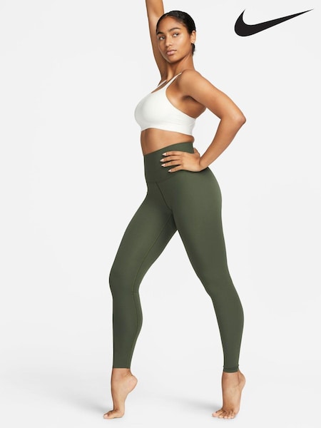Nike Green Premium Zenvy GentleSupport High Waisted Full Length Leggings (922158) | €57