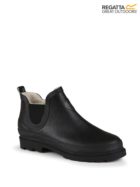 Regatta Black Lady Harper Cosy Ankle Wellies (922317) | €50