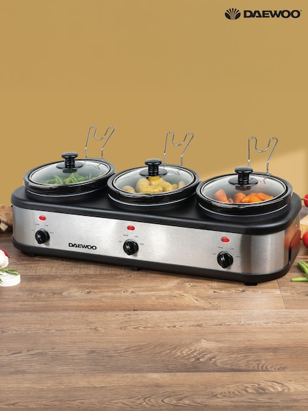 Daewoo 3x1.5l Triple Slow Cooker