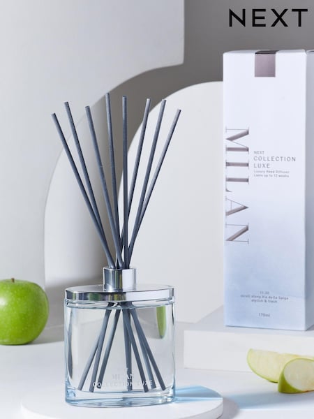 Collection Luxe Milan Green Apple & Magnolia 170ml Fragranced Reed Diffuser (922527) | €31