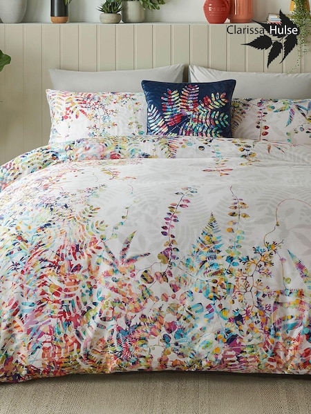 Clarissa Hulse Cream 100% Cotton Cascading Kaleidoscope Pillowcases (922549) | €34