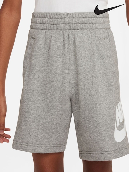 Nike Light Grey Club Fleece French Terry Shorts (923128) | 1,983 UAH