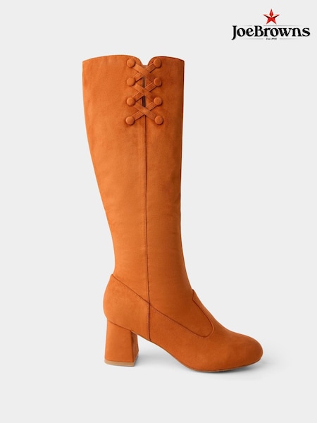 Orange - Joe Browns Susie Stylish Knee High Boots