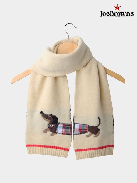 Крем - Joe Browns Checked Out Sausage Scarf