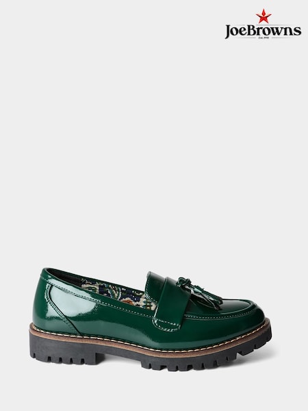 Verde - Calçado mocassim Joe Browns Country Casual com borla