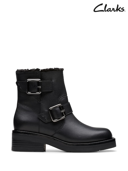 Schwarz - Clarks Rebelle Stiefel mit Schnalle (924037) | 99 €