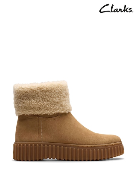 Braun - Clarks Torhill gefütterte Stiefel (924041) | 99 €