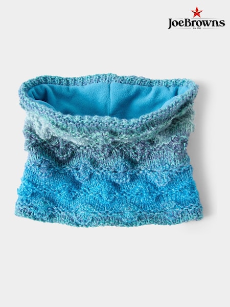 Blue - Joe Browns Azure Space Dye Knit Snood Scarves