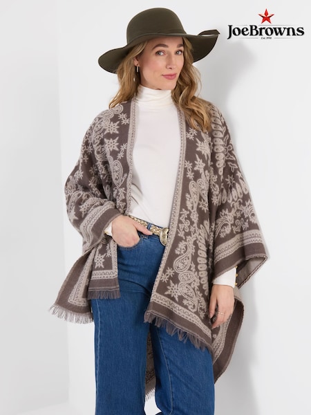 Grey - Joe Browns Aurelia Paisley Wrap Cover-up
