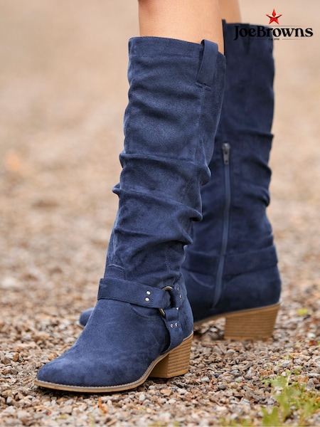 Blue - Joe Browns Woodlands Way Knee High Boots