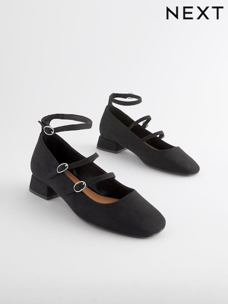 črna - Forever Comfort® Block Heel Mary Jane Shoes (924407) | € 19