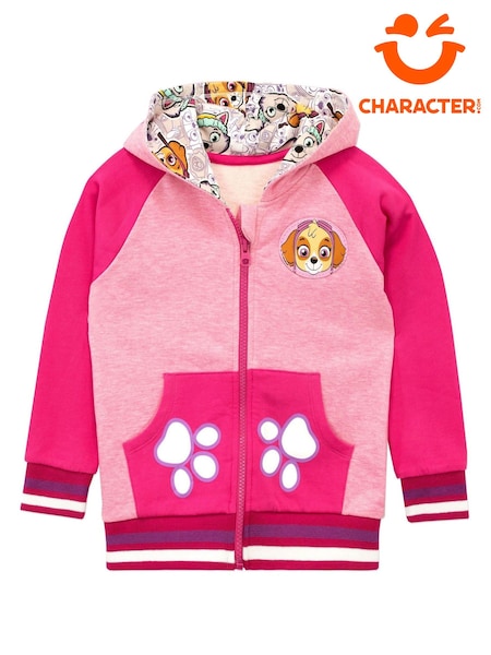 Character Pink Paw Patrol Zip Up 100% Cotton Hoodie (925114) | 114 QAR