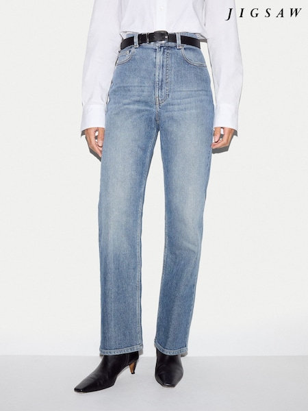 Blue - Jigsaw Winchester Slim Fit Jeans