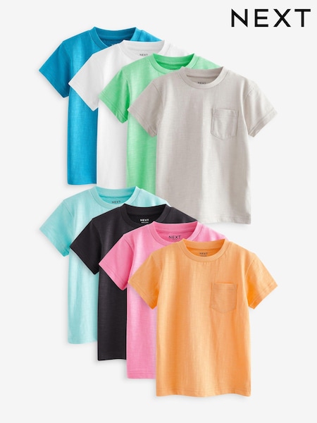 Mehrfarbig - 100% Cotton Short Sleeve T-Shirts 8 Pack (3mths-7yrs) (925408) | 13 € - 16 €