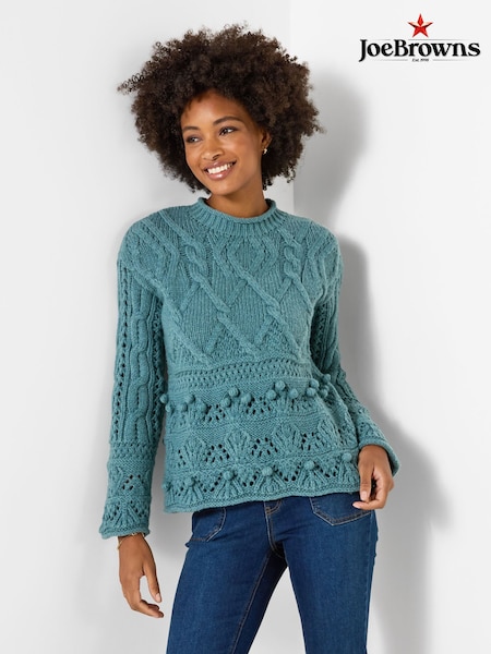 Blue - Joe Browns Lizzy Fancy Knit Jumper