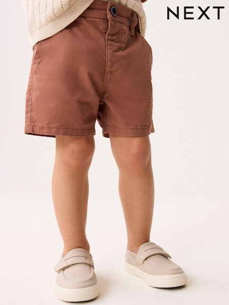 Rust Brown 100% Cotton Chinos Shorts (3mths-7yrs) (926314) | €4 - €6