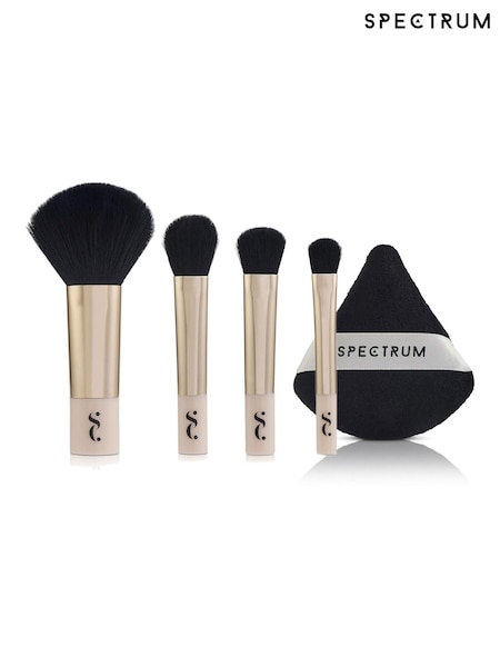 Χωρίς χρώμα - Spectrum Collections All About The Brush 4 Piece Mini Brush & Velvet Puff Set