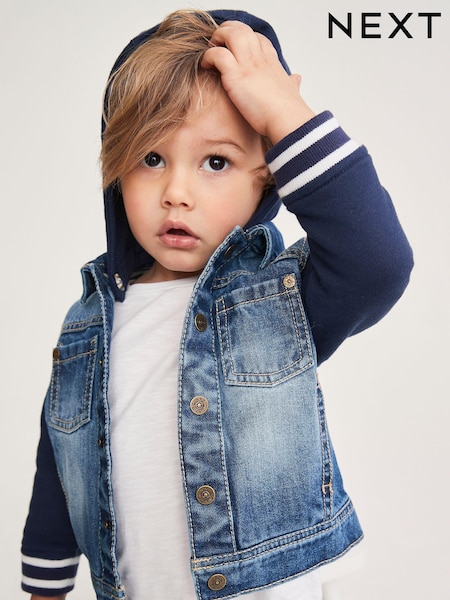 Blau Denim - Denim Bomber Jacket (3mths-7yrs) (927272) | 5 € - 6 €