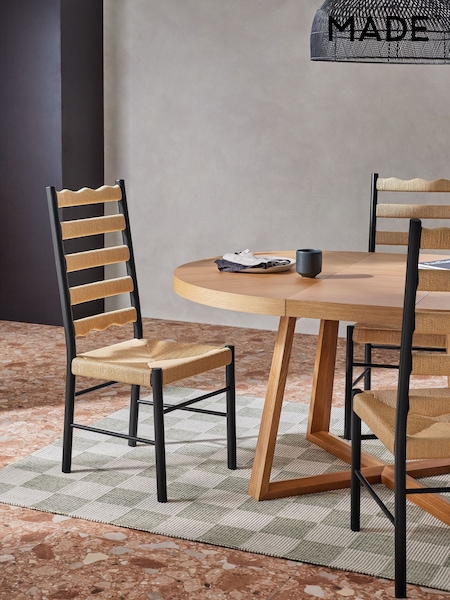 MADE.COM Set of 2 Black Clara Dining Chairs (927836) | €240