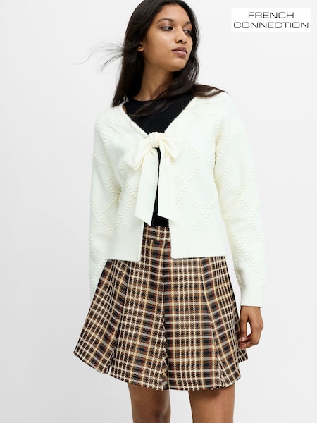 Vit - French Connection Kittle Bobble Scarf Tie Top