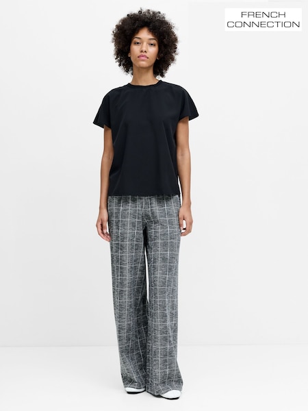 Gris - Pantalon à carreaux Wesley de French Connection
