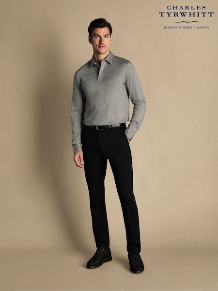 Musta - Charles Tyrwhitt Kapea istuvuus Ultimate Non-Iron Chinot (928217) | €142