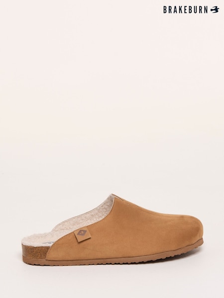 Brown - Regular Brakeburn Dene Slippers
