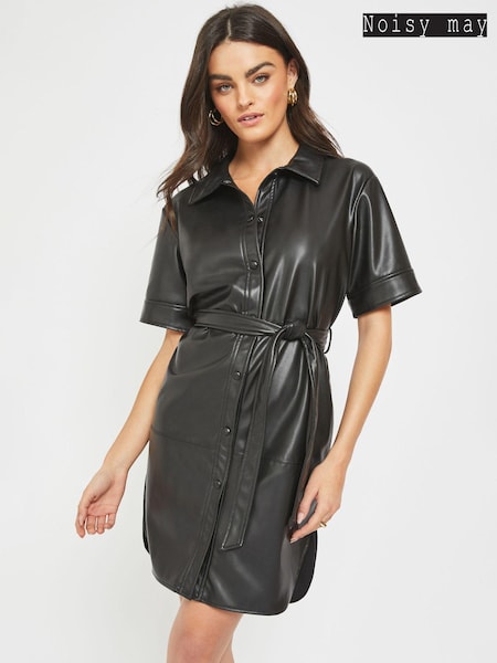 Noisy May Faux Leather Shirt Dress (928571) | 23 €