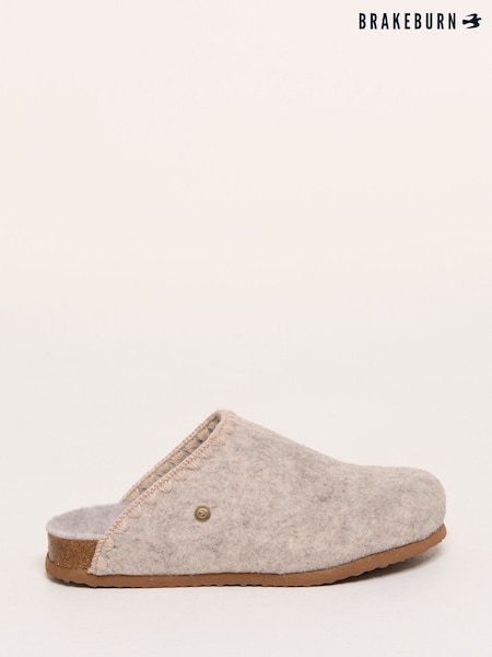 Cream - Brakeburn Knightwood Slippers
