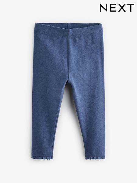 Blue Denim Lace Trim Leggings (3mths-7yrs) (929450) | $7 - $11