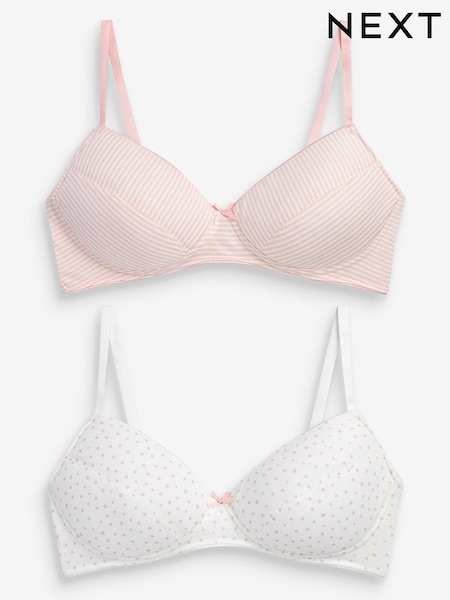 Бело-розовый - 2 Pack First Trainer Bras (929570) | €11