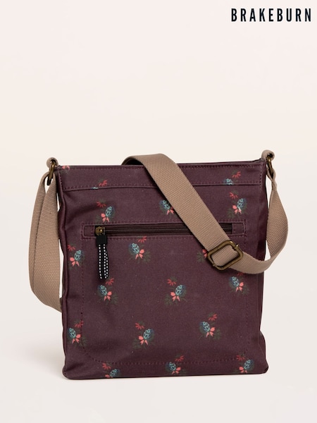 Natural - Brakeburn Sierra Hazelwood Printed Cross-body Bag