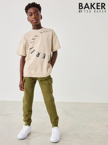 Baker by Ted Baker Graphic 100% Cotton T-Shirt and Joggers Set (930133) | €44 - €49
