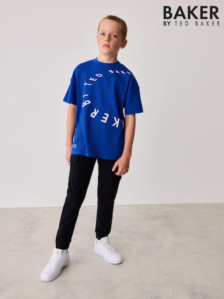 Baker by Ted Baker Graphic 100% Cotton T-Shirt and Joggers Set (930135) | R$ 325 - R$ 365