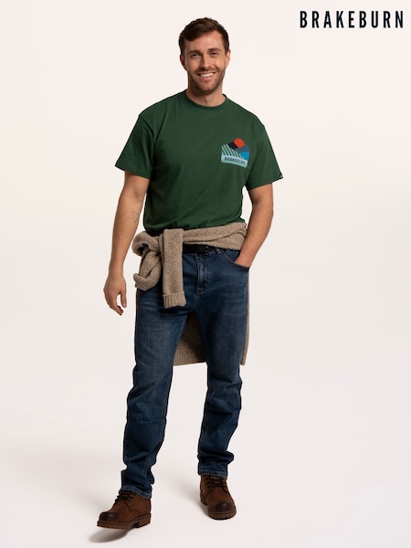 Grön - Regular Brakeburn Notting Adventure T-shirt