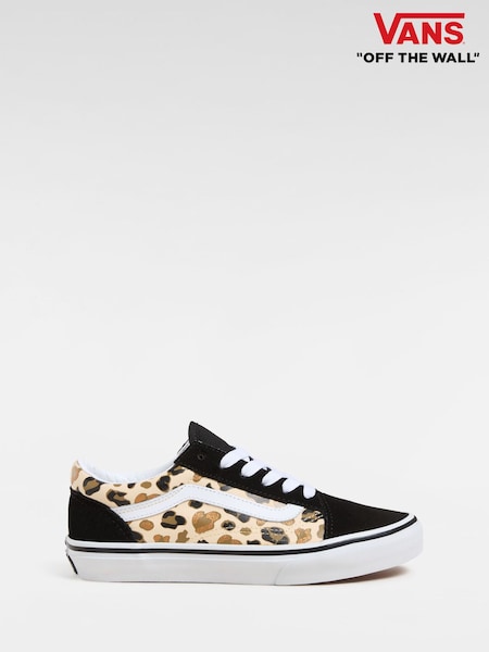 Vans Girls Old Skool Brown Trainers (931161) | 196 LEI