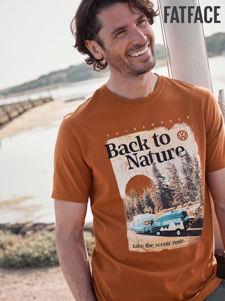 FatFace Yellow VW Nature Photo T-Shirt (931524) | €14.50