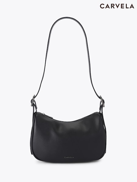Қара - Carvela Livia Scoop Shoulder Bag