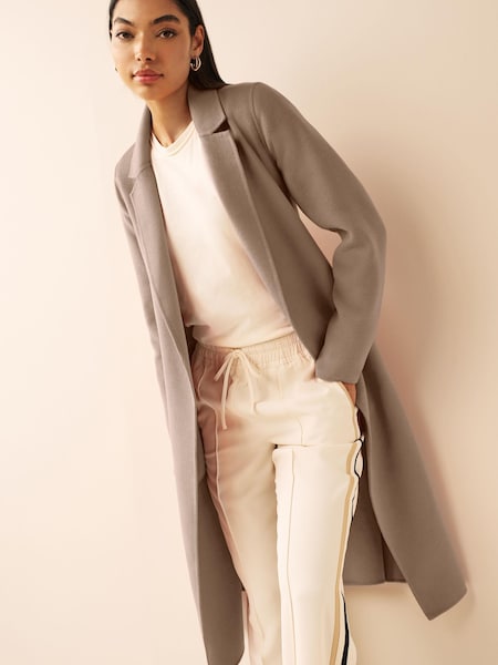 Emme by Marella Neutral Antonia Jersey Trench Coat (931746) | €133