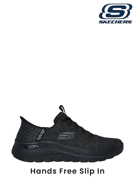 Skechers Black Mens Arch Fit 2.0 Slip In Look Ahead Trainers (931852) | €138