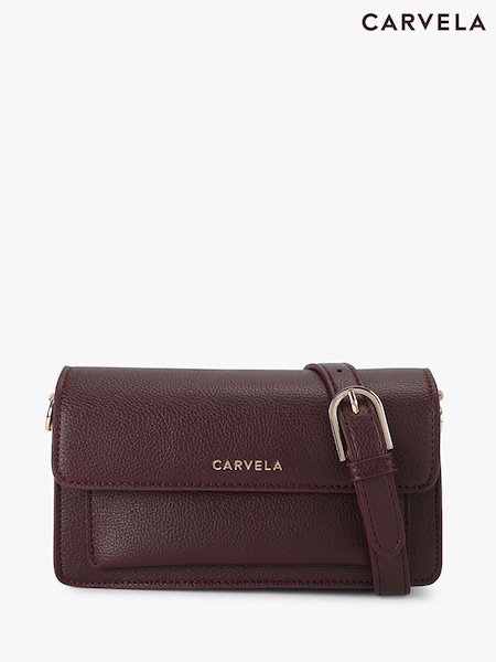 Maroon Red - Carvela Fernanda Mini Shoulder Bag