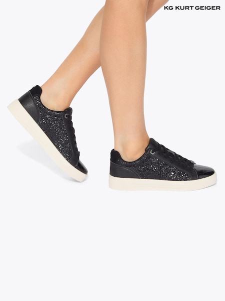 Svart - Kg Kurt Geiger Lucky Embellished Trainers