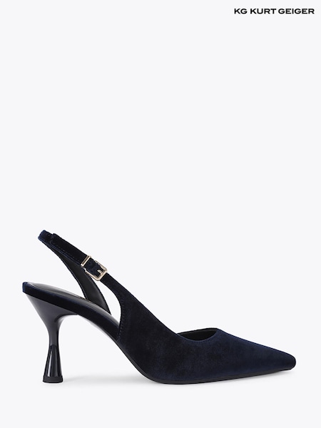 Blue - Kg Kurt Geiger Autumn D'orsay Heeled Shoes
