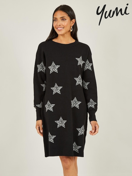 Yumi Relaxed Fit Star Print Tunic Dress (932310) | 178 LEI