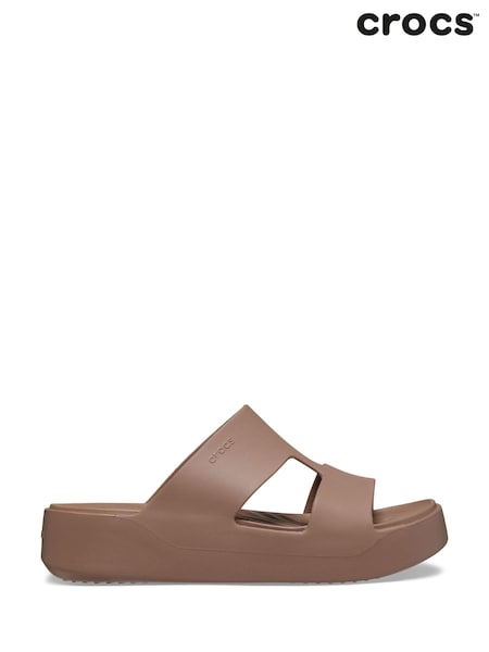 Crocs Brown Getaway Platform H-Strap Sandals (933232) | €25
