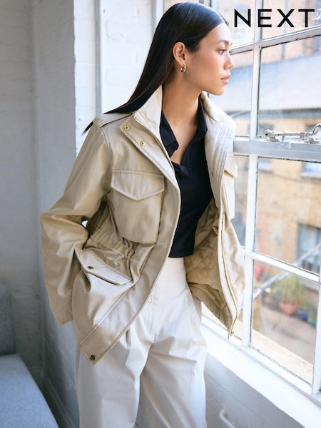 Stone Natural Shower Resistant Utility Jacket (933811) | €26