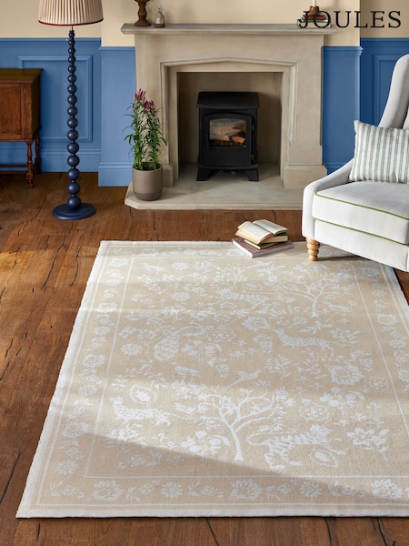 Joules Beige & Cream Hardwick Woven Rug (933986) | €136 - €361
